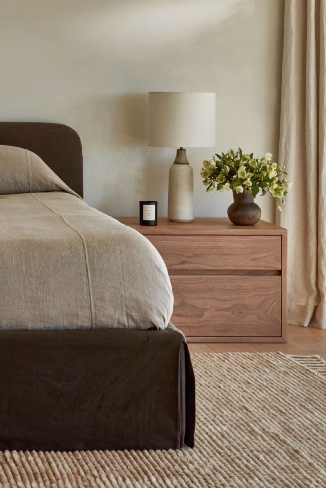 Detailed Bedroom Corner by Jenni Kayne Home | justbergeron