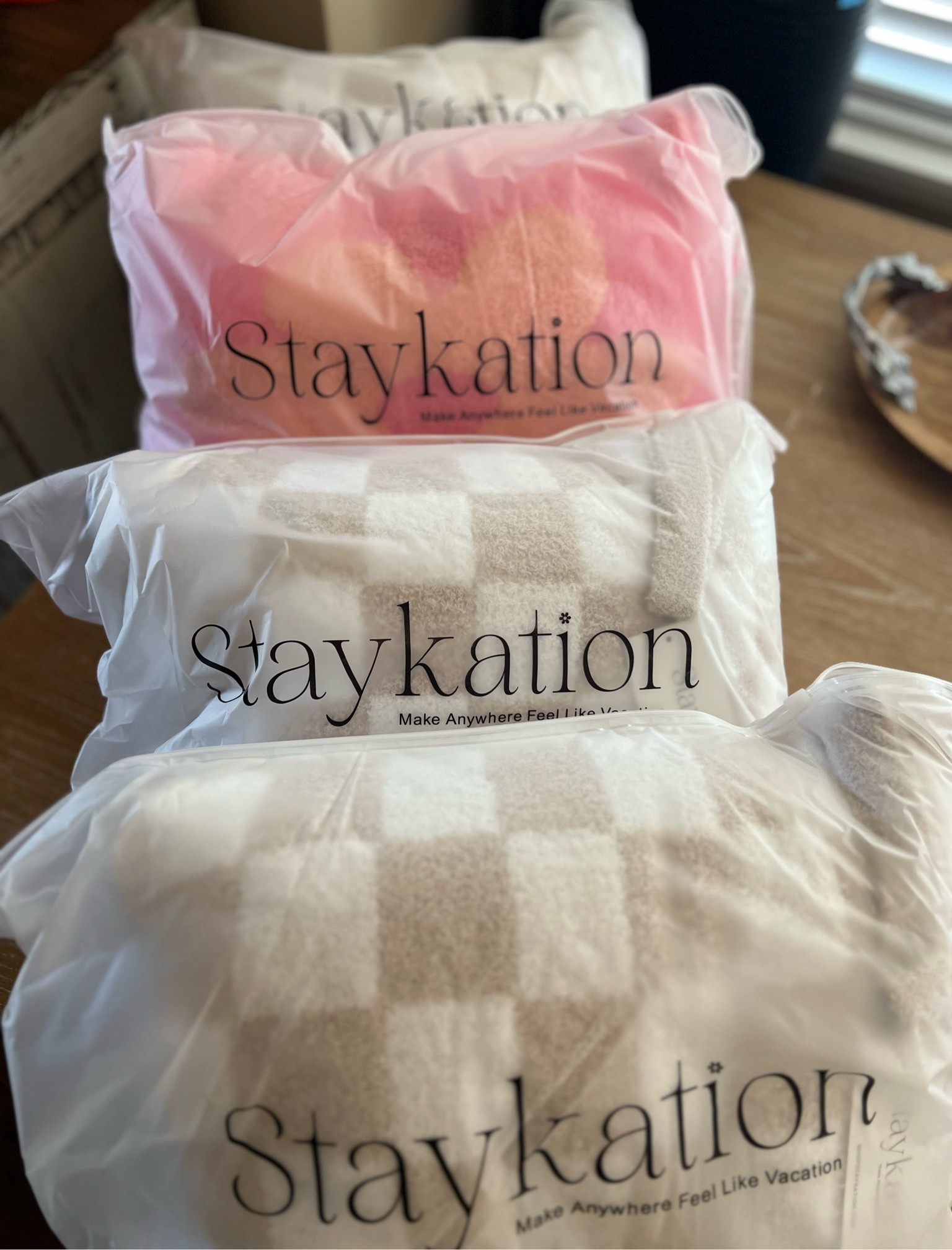 Staykation by Krista Horton. Staykation Quillow Tan Checkered - currently out of stock. Staykation Heather Ribbed Tassel Blanket. Krista Horton. Quillow - absolute game changer for travel. Perfect gift. I gifted all of these for Christmas .

#staykation #kristahorton #blanket #quillow #gabrielapolacek

#LTKhome #LTKtravel #LTKGiftGuide