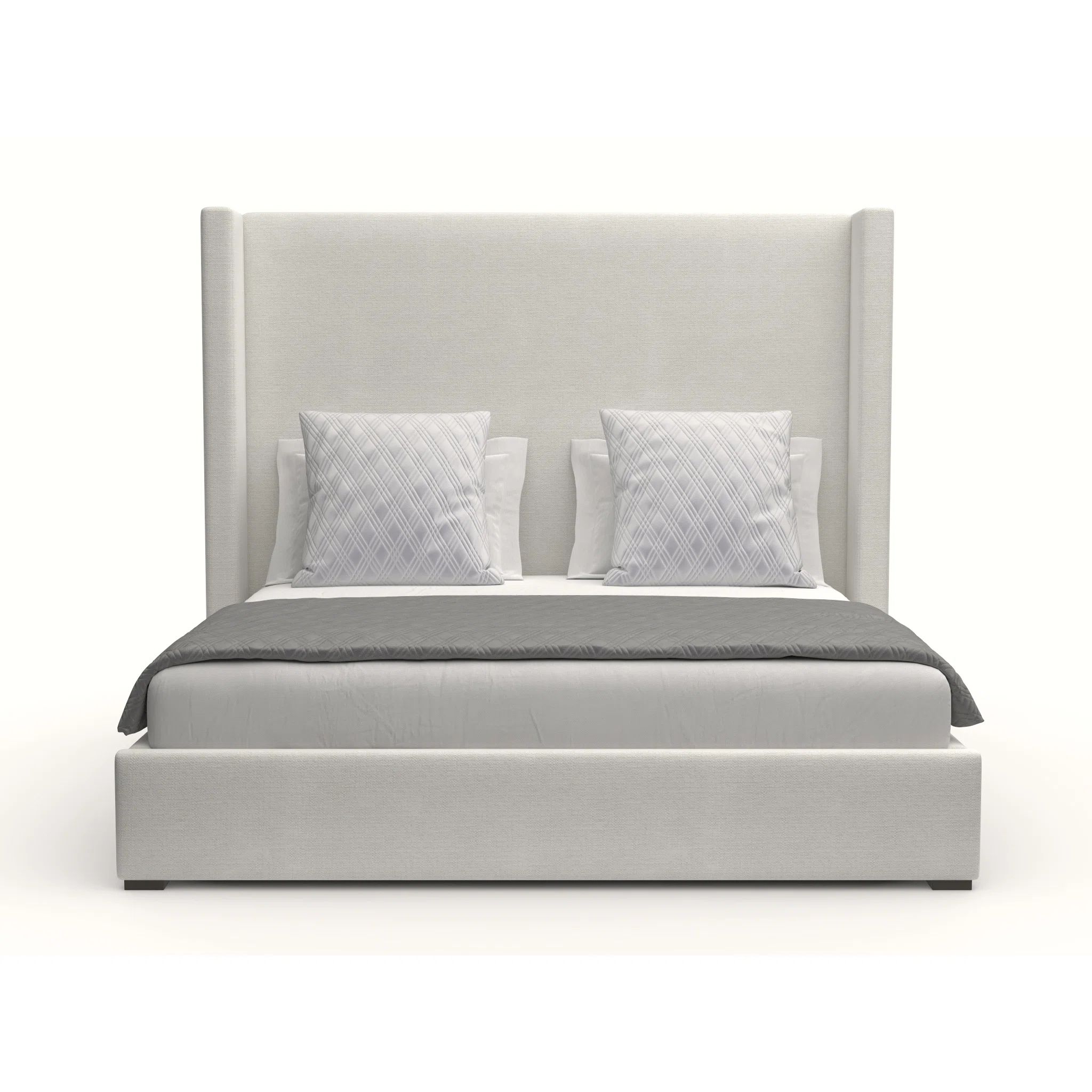 Upholstered Wingback Bed | Wayfair North America