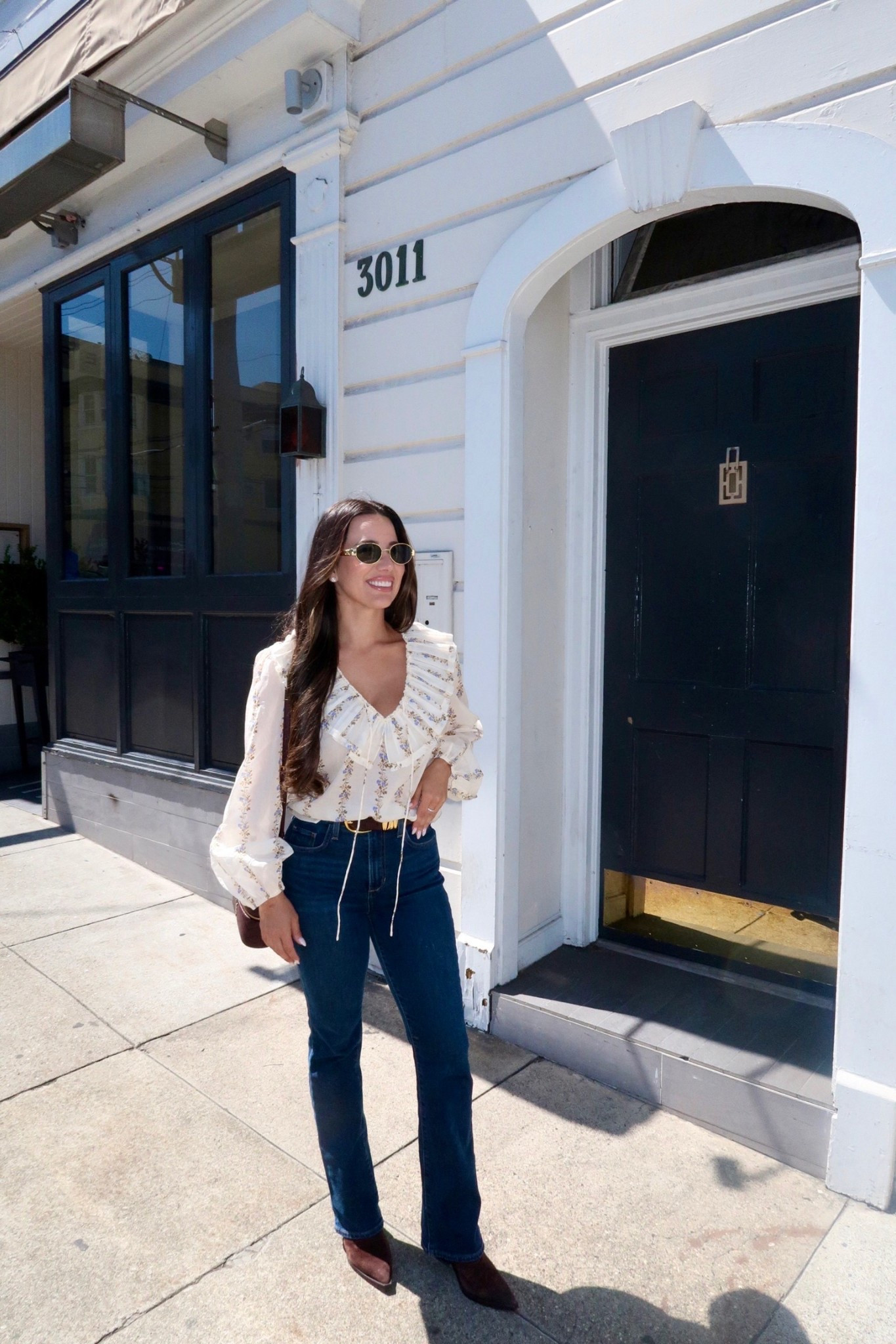 Prettiest BoHo top with my favorite petite bootleg denim!🤎

#LTKPetite