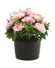 Outdoor Safe Peony Drop In Arrangement | Home | Marshalls | Marshalls