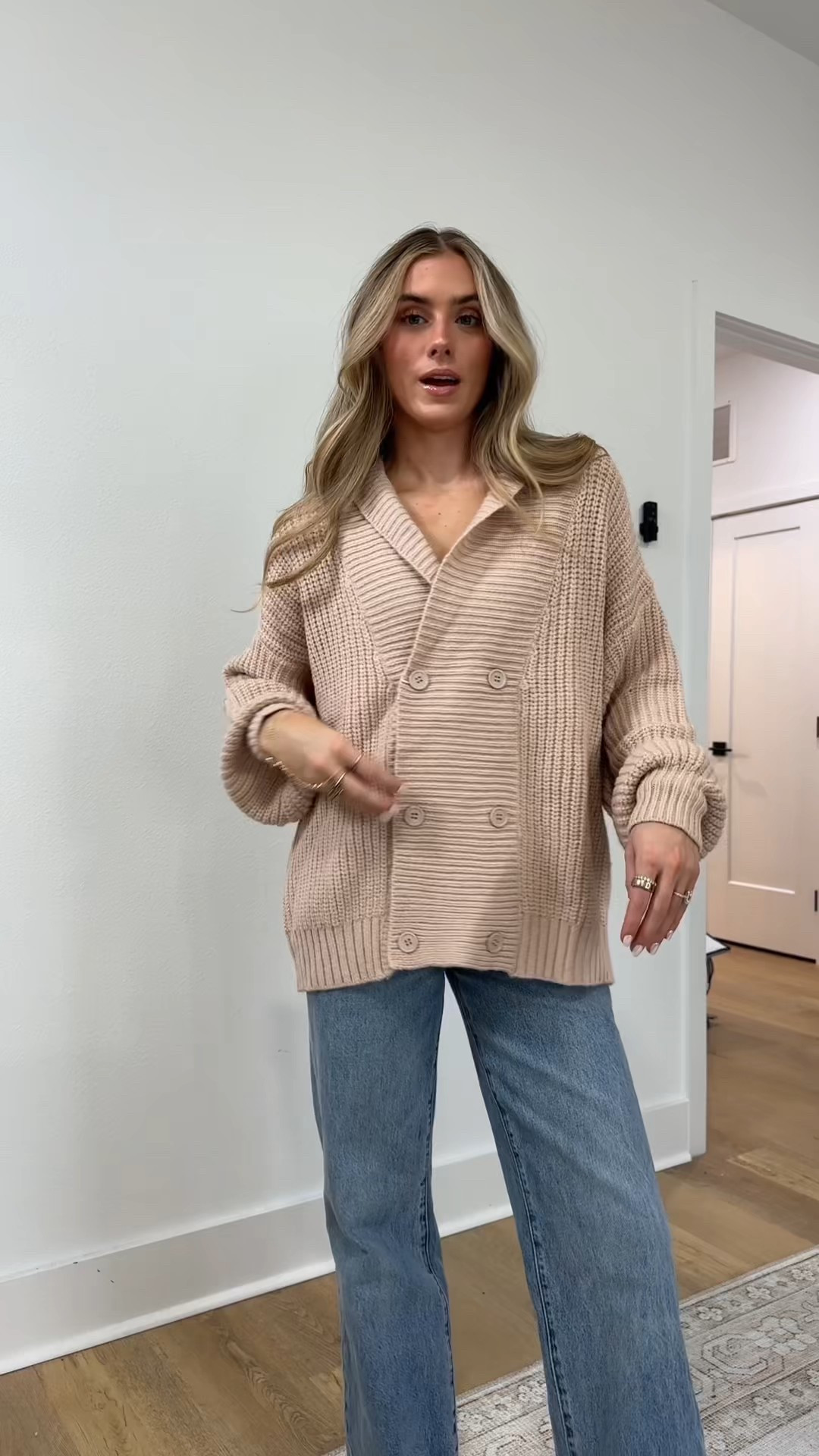 Amazon size small Xiaoxuemeng Womens Knitted Cardigan Sweater Button Down Shawl Collar Cardigan Jackets Chunky Ribbed Knit Sweater Top

#LTKSeasonal #LTKSaleAlert #LTKootd