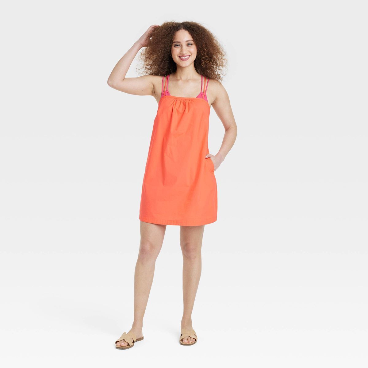 Women's Sleeveless Shift Mini Dress - A New Day™ | Target