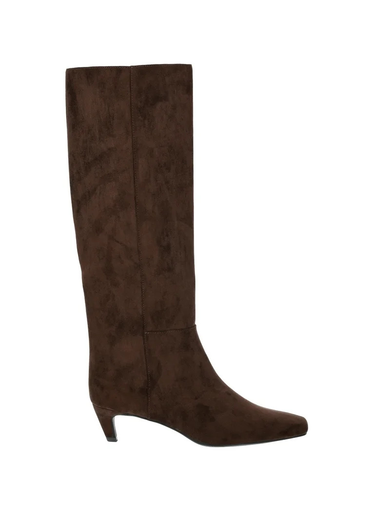 Scoop Women's Knee High Kitten Heel Boots (Wide Width Available) - Walmart.com | Walmart (US)