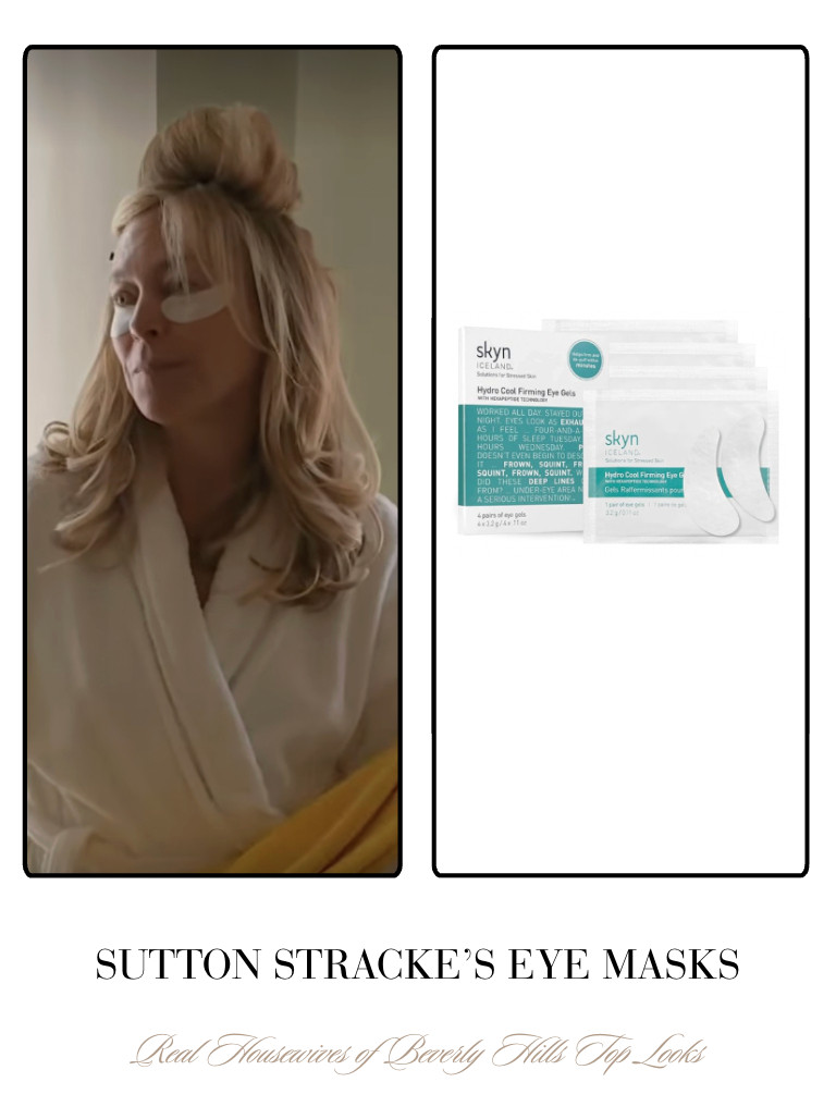 Sutton Stracke's Eye Masks 

 