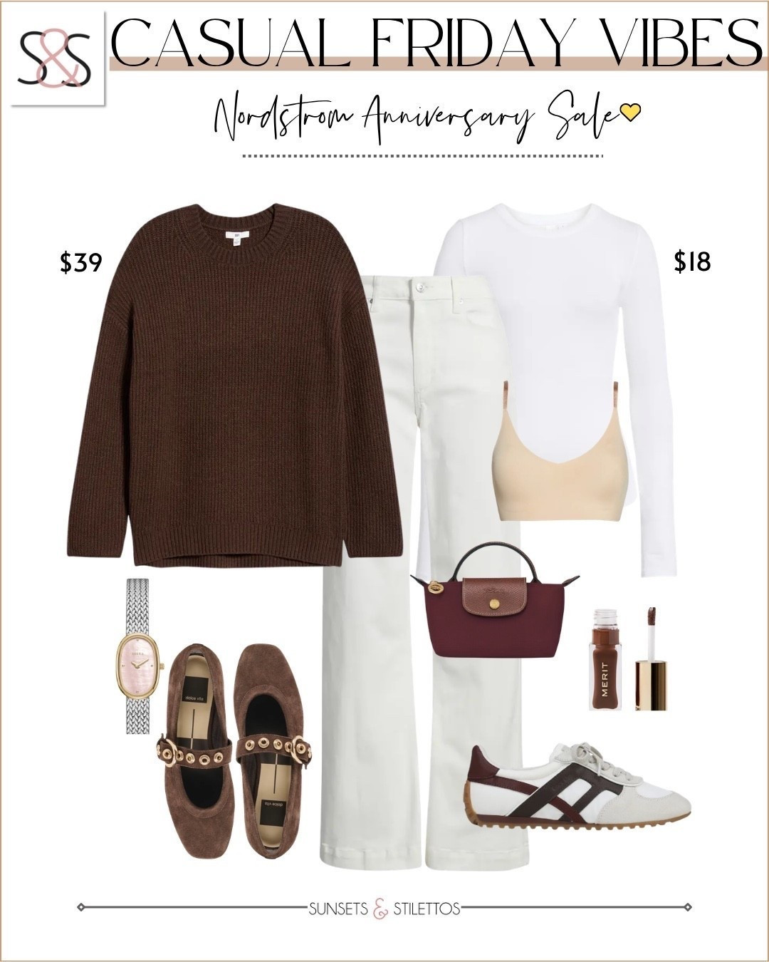 Grabbing everything I need for fall casual Friday outfits from the Nordstrom Anniversary Sale, because a $39 ribbed sweater and $18 long sleeve tee that actually look expensive are too good to scroll past.

#LTKSeasonal #LTKOver40 #LTKWorkwear