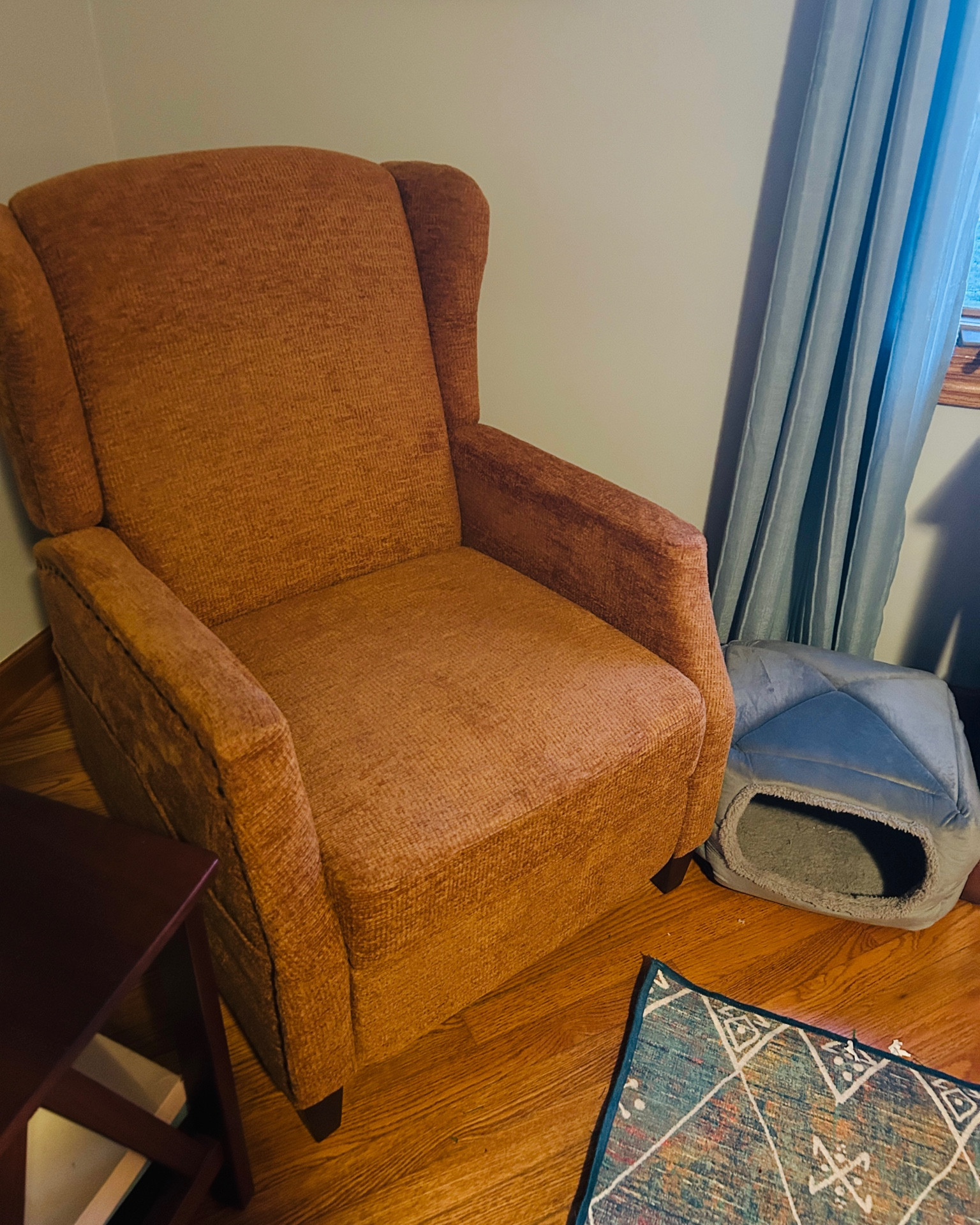 A touch of color for a cozy spot. 

#LTKHome