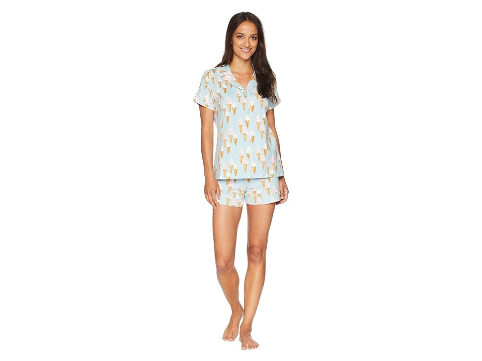 BedHead Short Sleeve Classic Shorty Set (Soft Swirl) Women's Pajama Sets | Zappos
