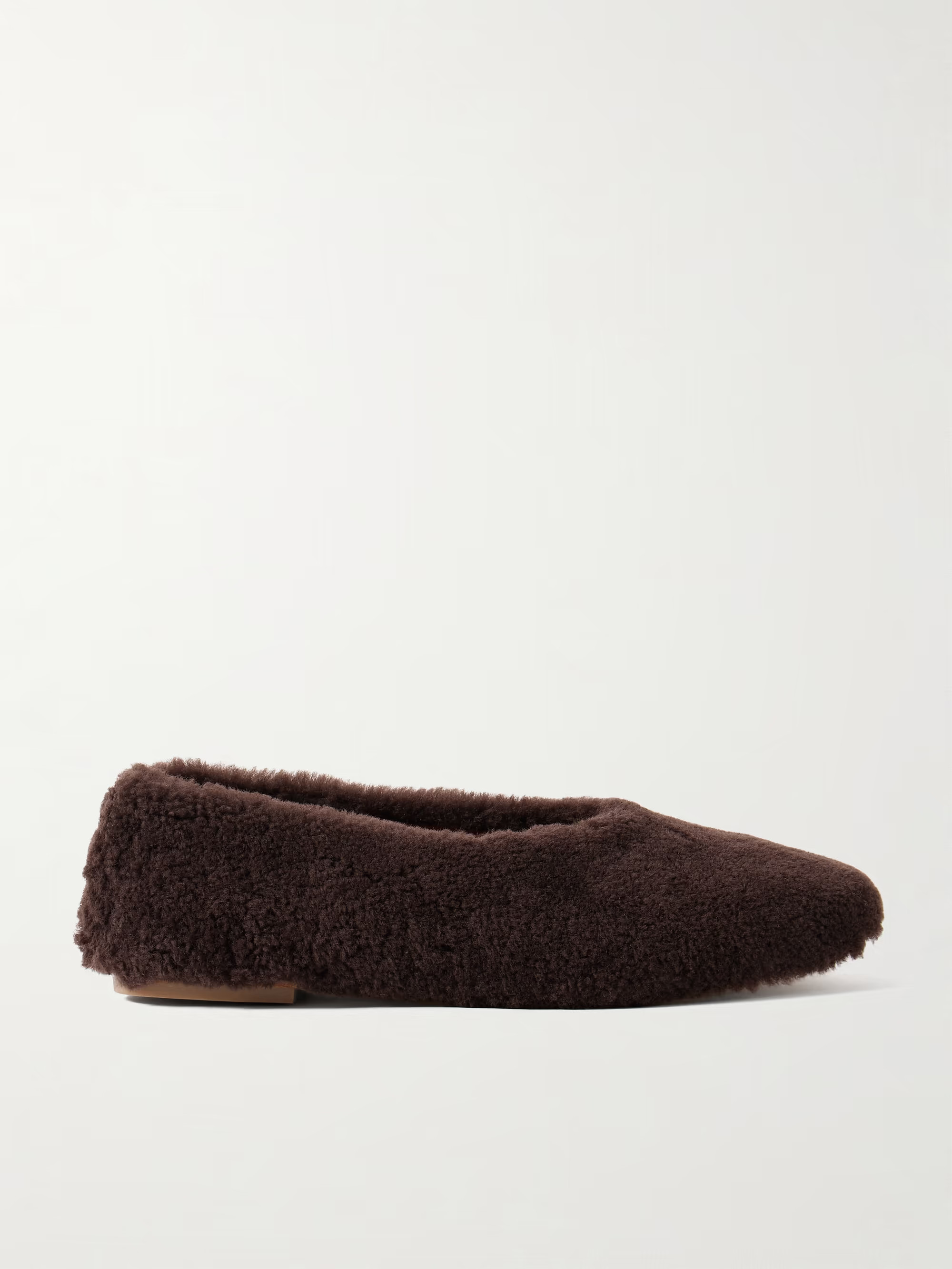 Alba Ballet shearling flats | NET-A-PORTER (UK & EU)