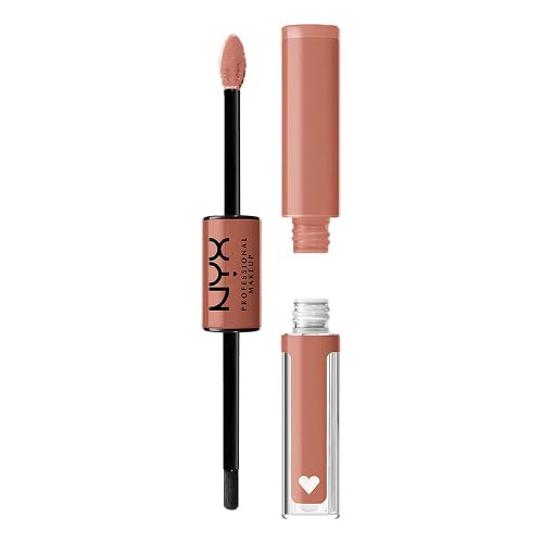 NYX PROFESSIONAL MAKEUP Shine Loud, Long-Lasting Liquid Lipstick with Clear Lip Gloss - Global Citizen (Medium Neutral Nude) | Amazon (US)