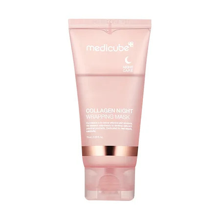 Medicube Collagen Night Wrapping Mask 75ml/2.52 fl.oz - Elasticity & Hydration Care Reduces Sagging & Dullness - Hydrolyzed Collagen For Glowing Skin - Korean Skin Care | Walmart (US)
