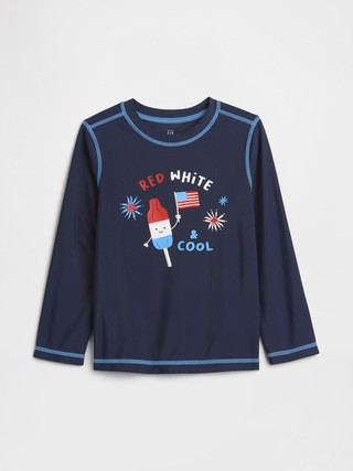 babyGap Americana Graphic Rash Guard | Gap Factory