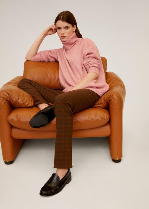 Turtle neck oversize sweater | MANGO (UK)