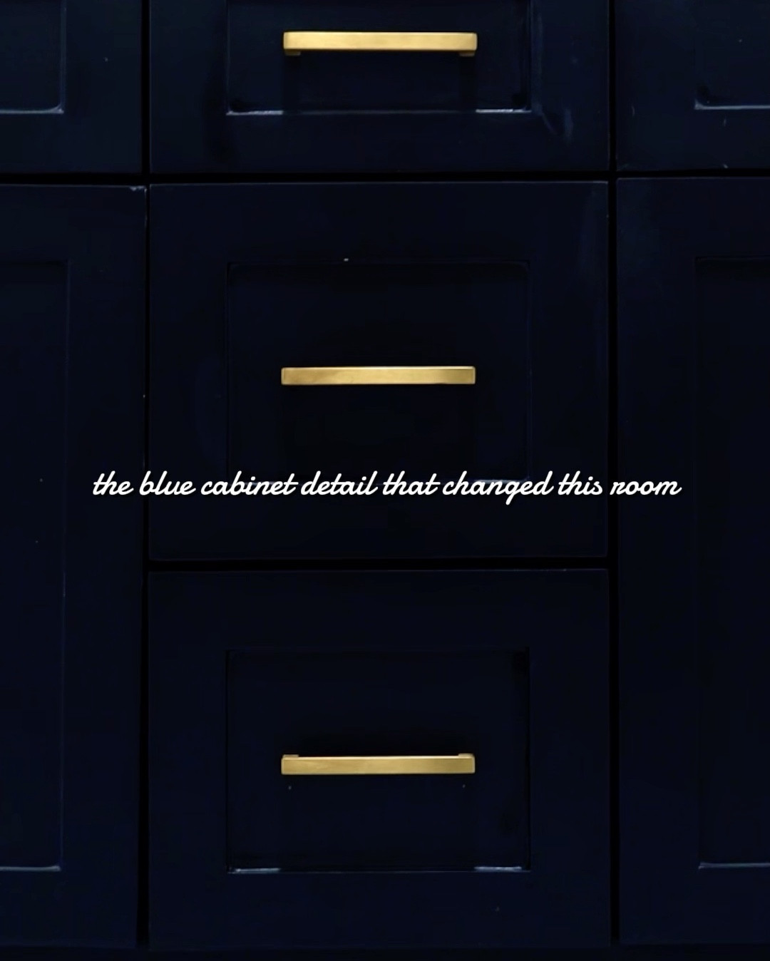 💙 Still not over this beautiful dark blue bathroom cabinet... and honestly, can you blame us?

Bold, moody, and completely timeless. A rich blue vanity paired with the right hardware can instantly elevate a standard bathroom into a luxury, spa-like oasis. 💎✨

If you’re ready to upgrade your space, you can shop this exact look—from the paint color to the fixtures—directly on our LTK! 🛒👇

Hit that follow button for your daily dose of:
💫 Intentional home decor & design inspiration
💚 Direct links to our favorite materials, hardware & textiles
👏🏻 Satisfying Before & After transformations



#BathroomDesign #BlueVanity #MoodyInteriors #BathroomRemodel #LTKhome #HomeDecorInspo #InteriorDesignTips #BeforeAndAfterHome #ShopTheLook


#LTKgrwm #LTKHome #LTKdayinmylife