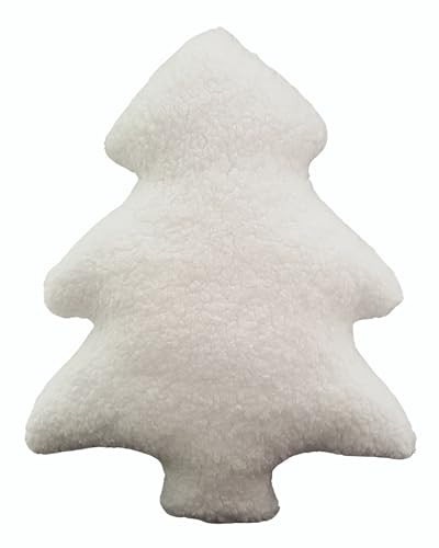 Christmas Tree Pillow, snowy white decor | Amazon (US)