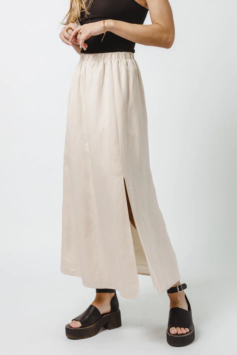 Heidi Skirt in Cream | Bohme