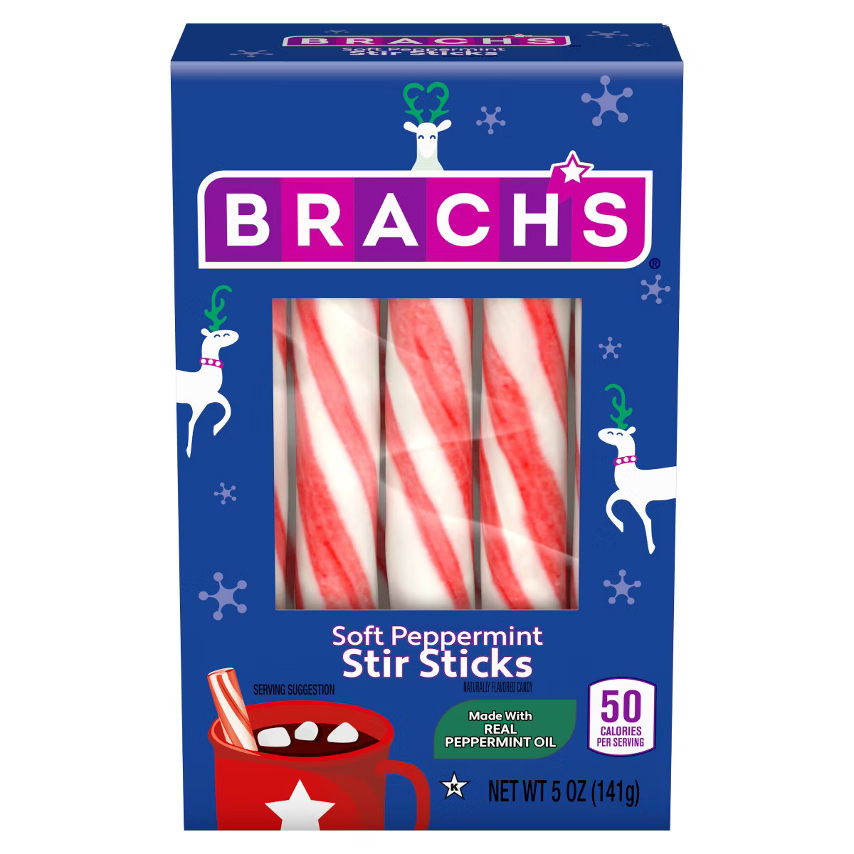 Brach's Sweet Stripes Christmas Peppermint Sticks - 5oz | Target