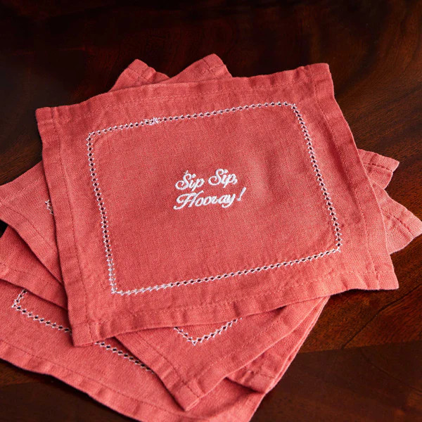Cheeky Cocktail Napkin Set of 4 | Kassatex