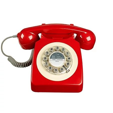 Retro 746 Series Rotary Corded Landline Phone | Walmart (US)