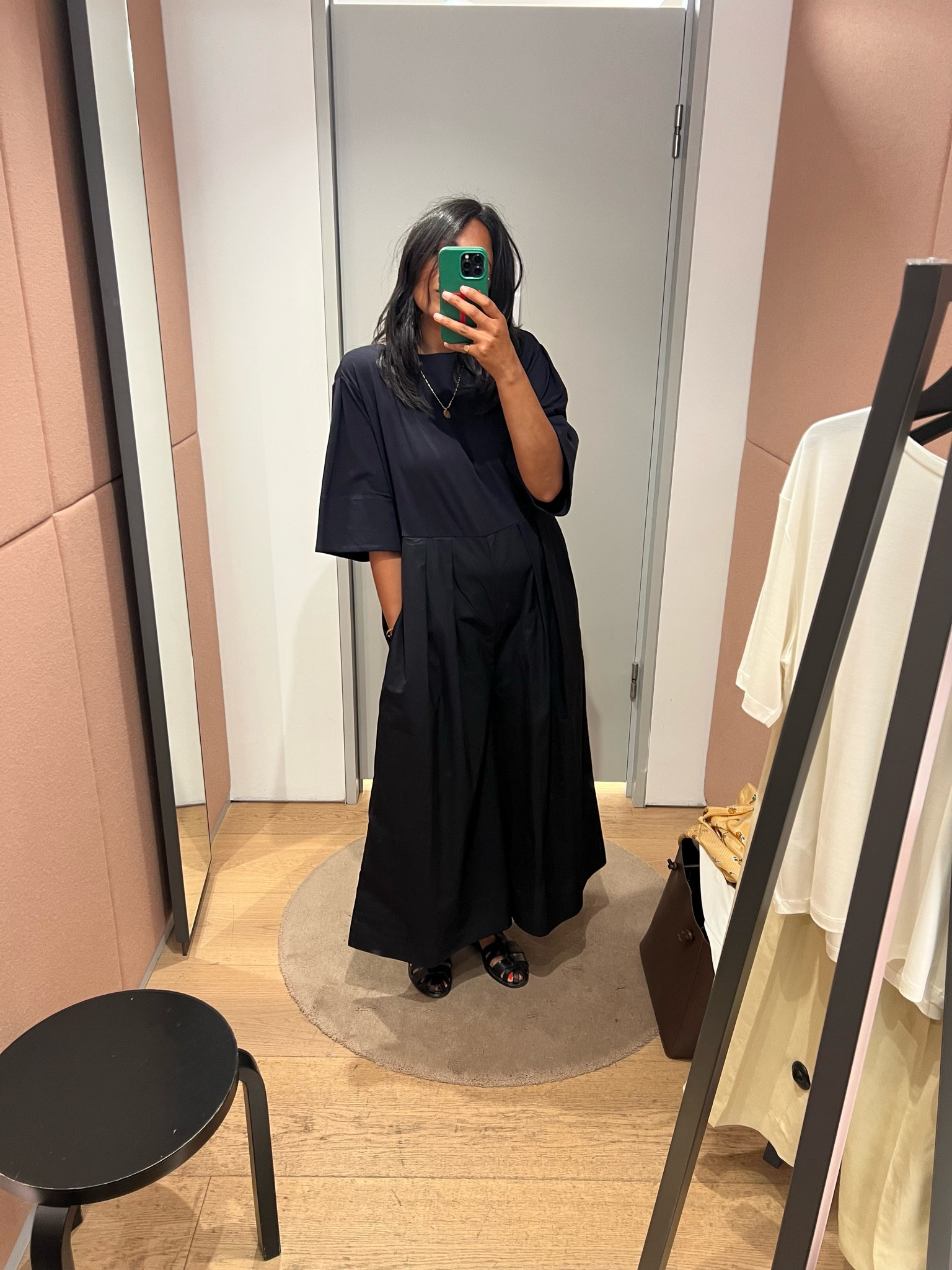 Cos dress, navy dress