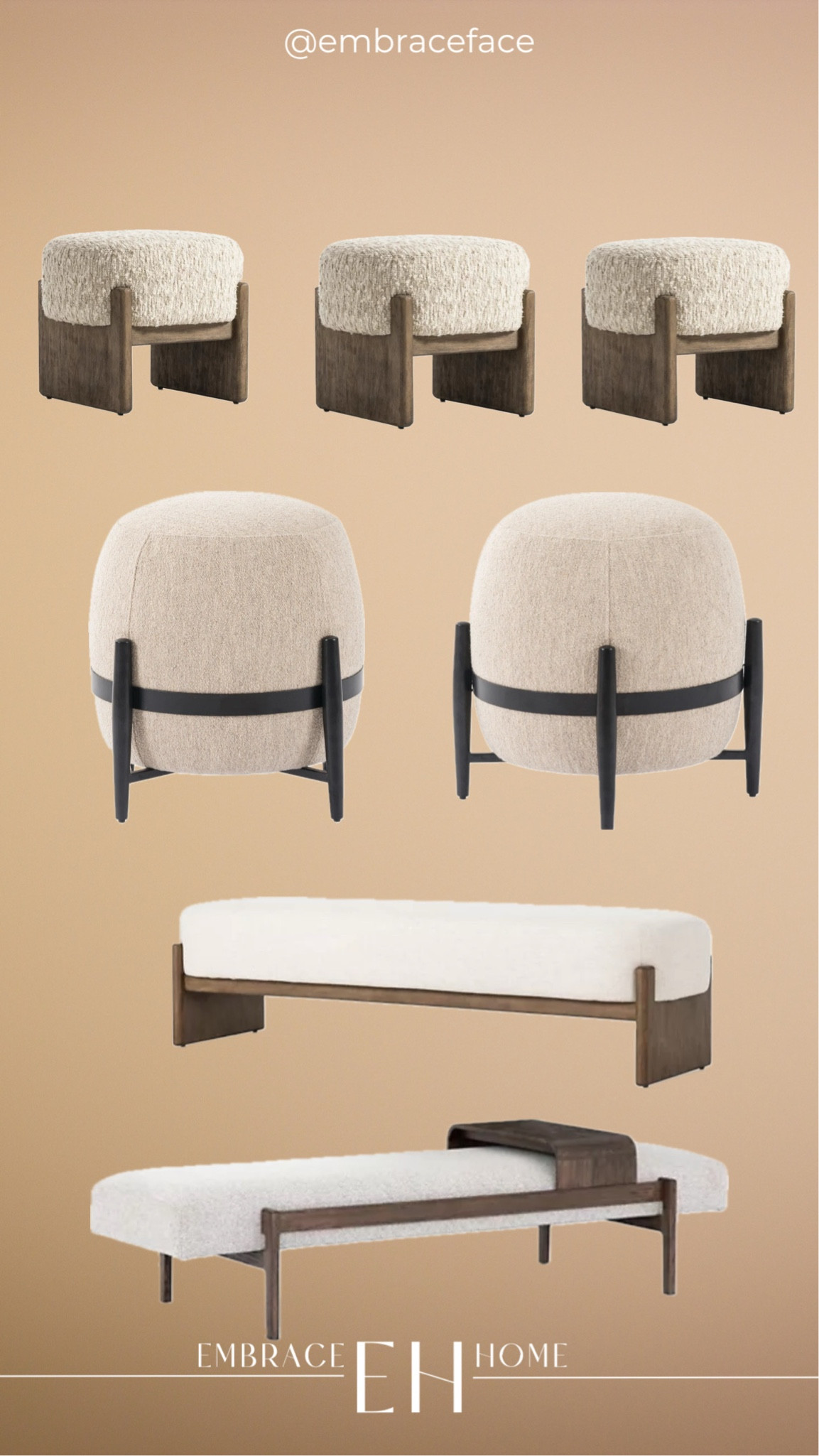 Stools & benches ❤️

#LTKHome