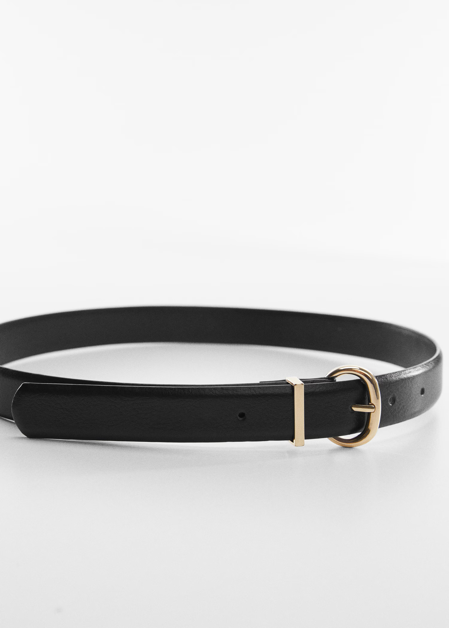 Metal buckle belt - Woman | MANGO USA | MANGO (US)