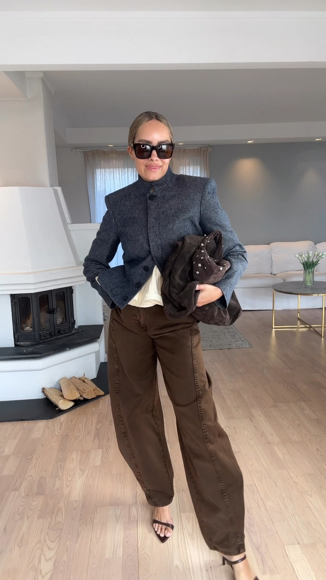 Top and jacket are size m and sunglasses are from akjærbede 
Found the shoes from SIMMI LONDON via zalando 

#LTKspring #LTKworkwear #LTKstyletip
