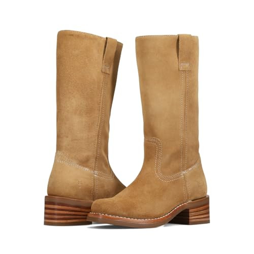 Frye Campus 12R Boots for Women, Suede Leather, Tan Buck - Cow Suede, 9.5 | Amazon (US)