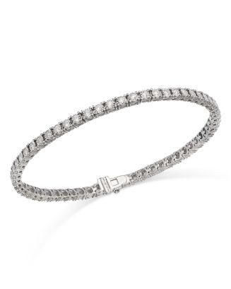 Diamond Tennis Bracelet in 14K White Gold, 1.0 tcw | Bloomingdale's (AU)