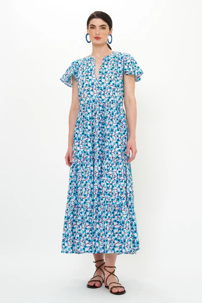 V-Neck Maxi- Lingon Wine | Oliphant Design