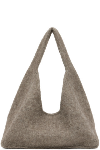 Gray Baby Bindle Shoulder Bag | SSENSE