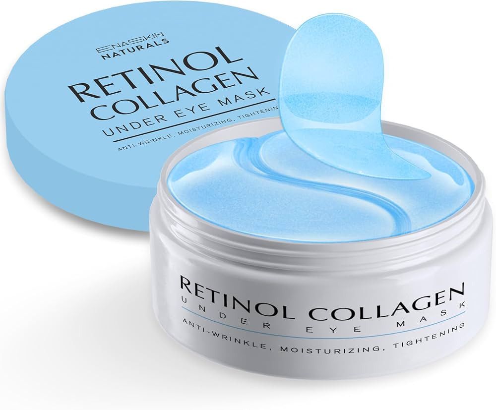 Under Eye Patches for Dark Circles: 30 Pairs Enaskin Naturals Retinol Collagen Eye Gels Mask - Re... | Amazon (US)
