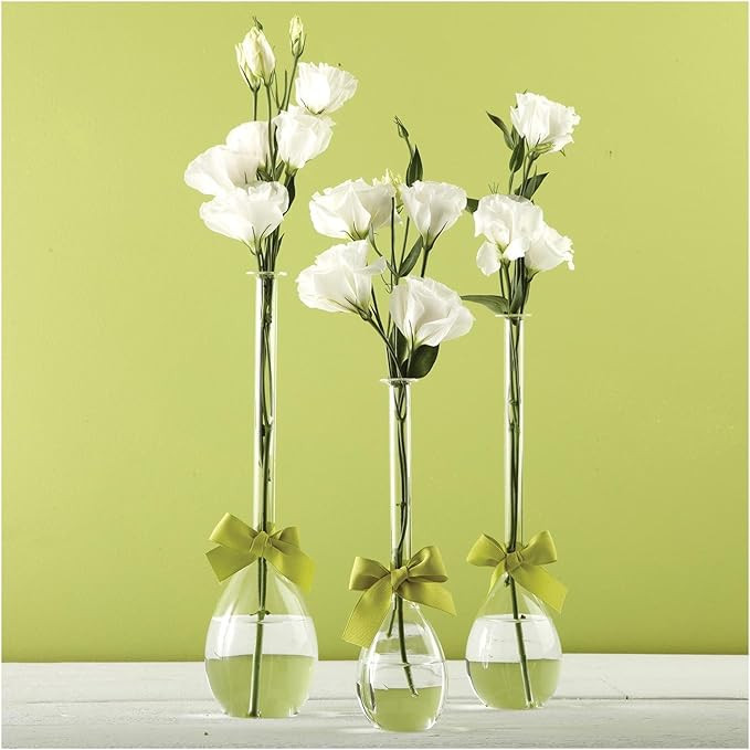 Amazon.com: Two's Company 7355 Sleek & Chic Set of 3 Tear Drop Vase : Home & Kitchen | Amazon (US)