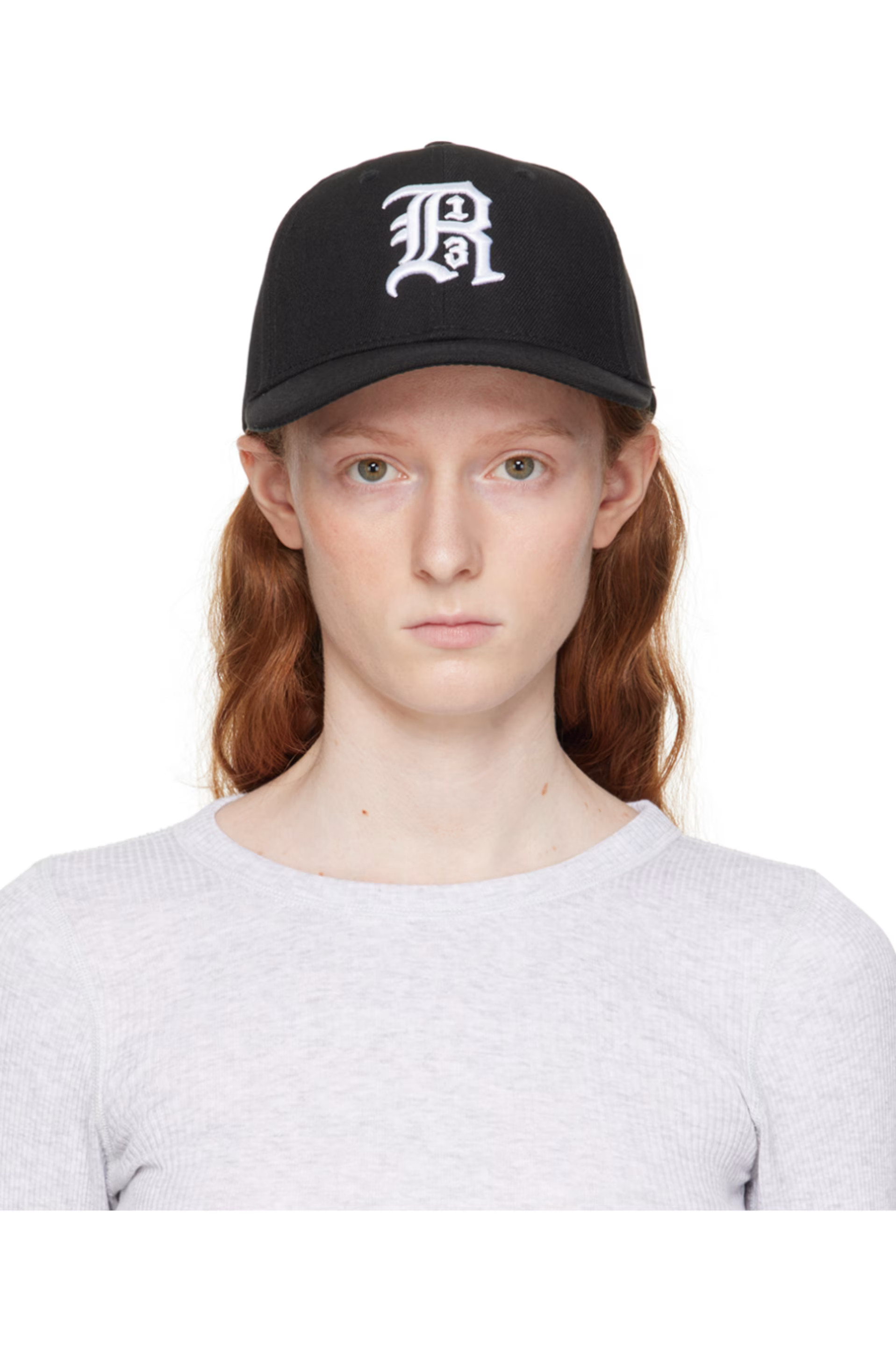 Black 'R13' Baseball Cap | SSENSE