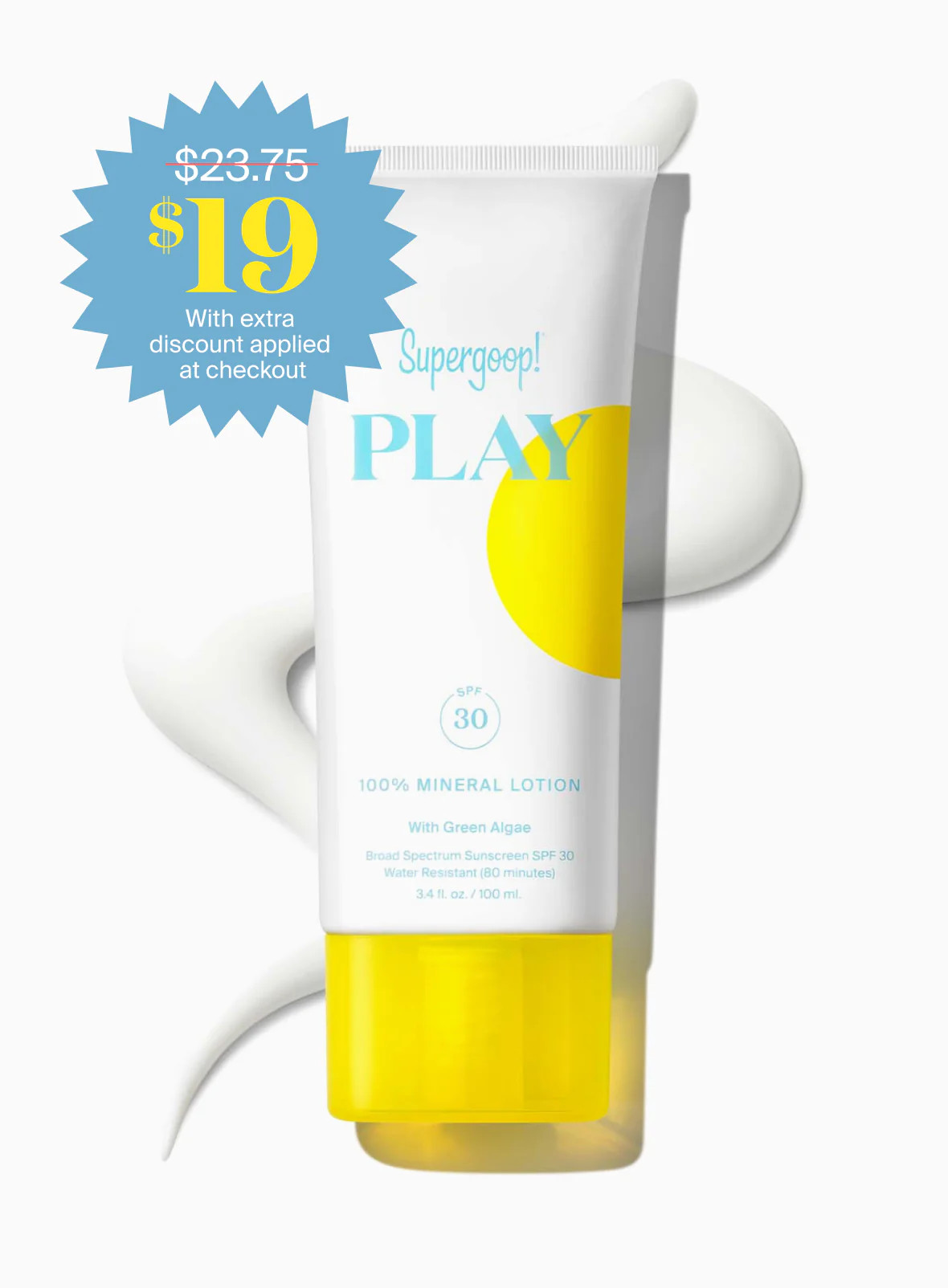 PLAY 100% Mineral Lotion SPF 30 | Supergoop