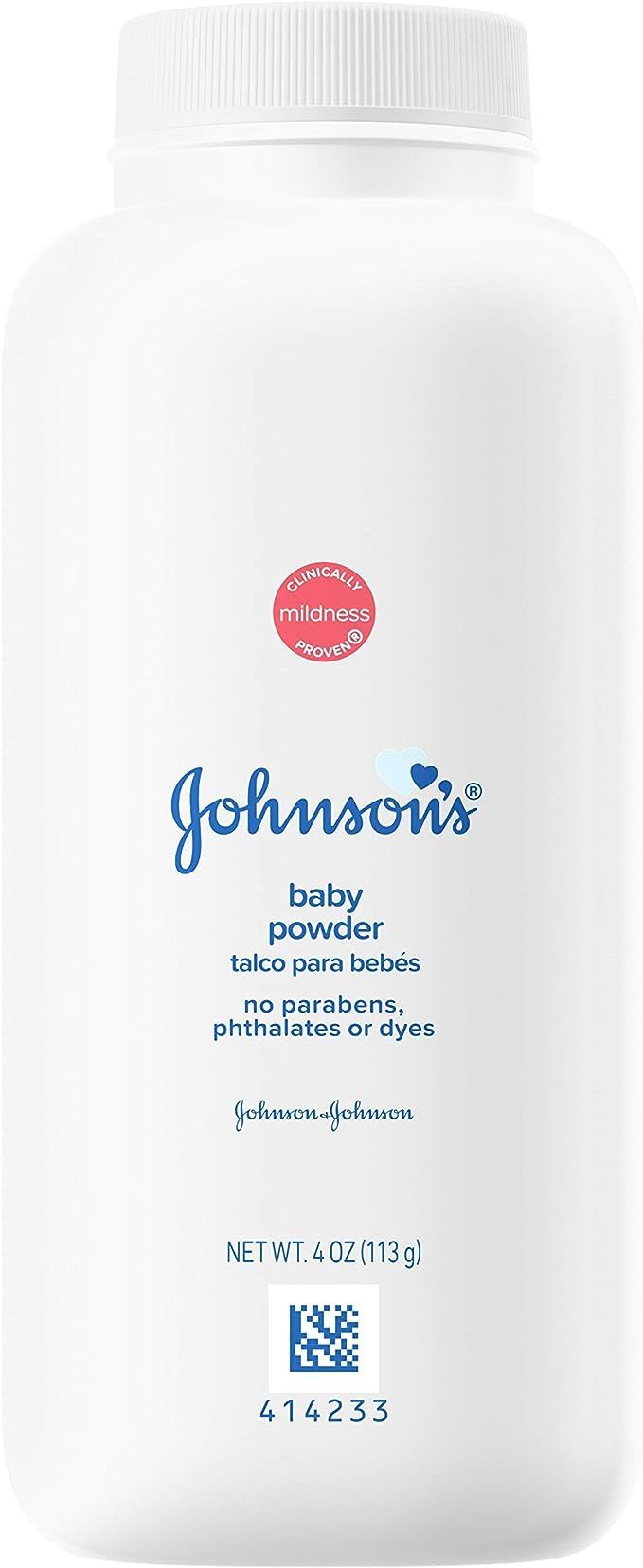 Johnson's Baby Powder for Delicate Skin, Hypoallergenic and Free of Parabens, Phthalates, and Dye... | Amazon (US)