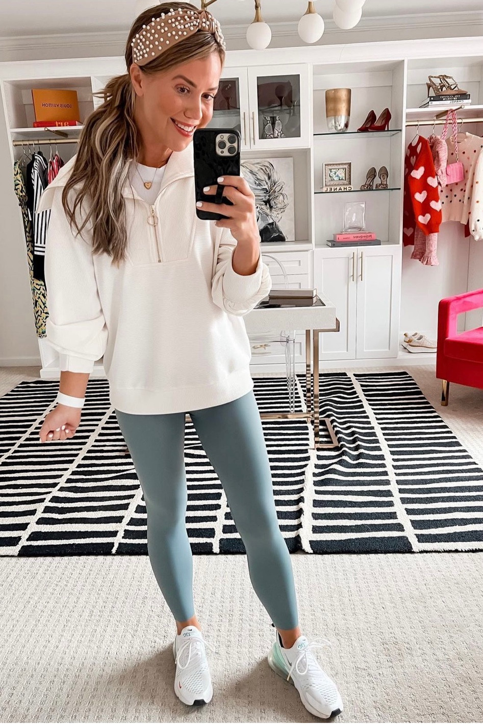 These Booty Boost leggings are incredibly flattering and comfy! Code LLXSPANX. I’m wearing a Small.

Pullover is under-$40! Wearing a small.

Code LAUREN20 for necklace.

Headband is @shoplaurenlily.

#LTKfindsunder100 #LTKstyletip #LTKfitness