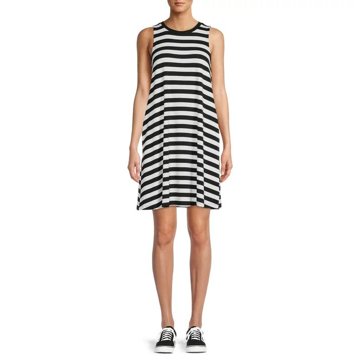 Time and Tru Women's Sleeveless Knit Dress | Walmart (US)