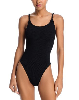 Hunza G Camille Crinkle One Piece Swimsuit  | Bloomingdale's Women | Bloomingdale's (US)