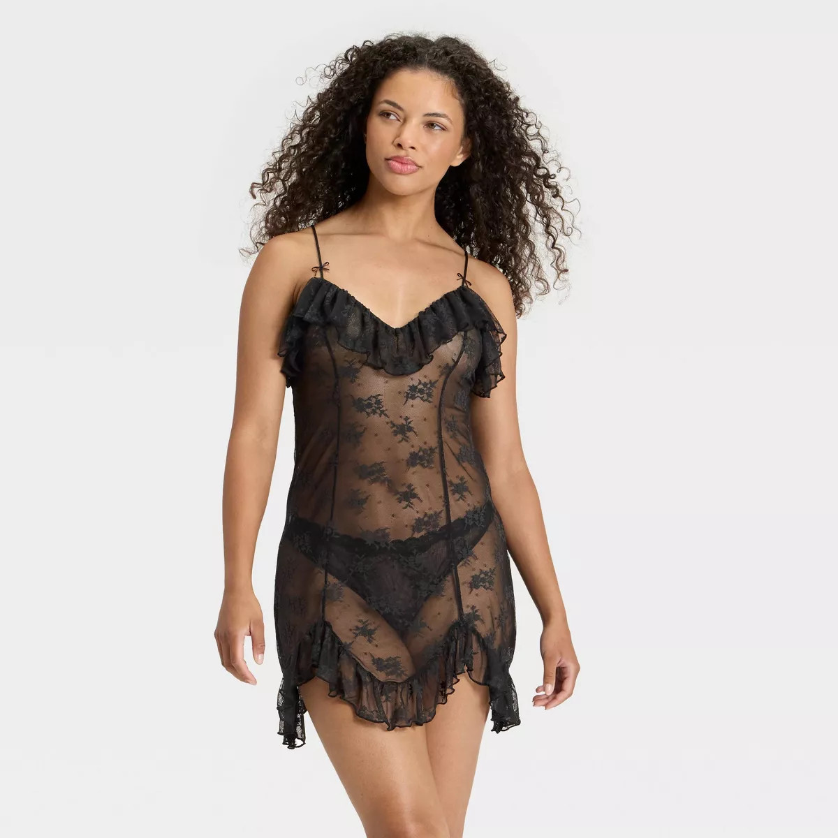 Women's Ruffle Lace Slip Dress - Wild Fable™ | Target