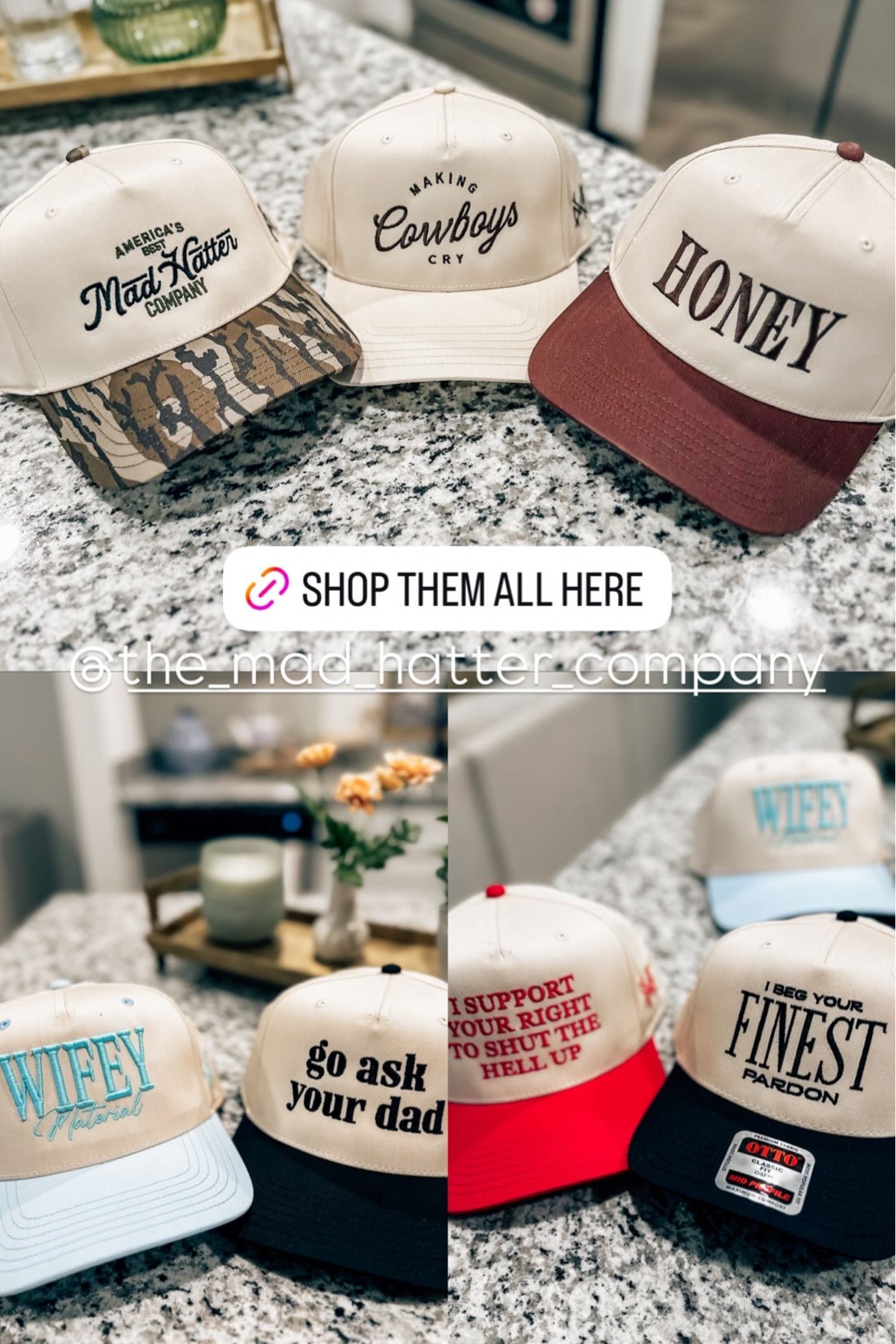 Trucker hats that are customizable to the colors you want for each design 

#LTKFindsUnder50 #LTKStyleTip #LTKFamily