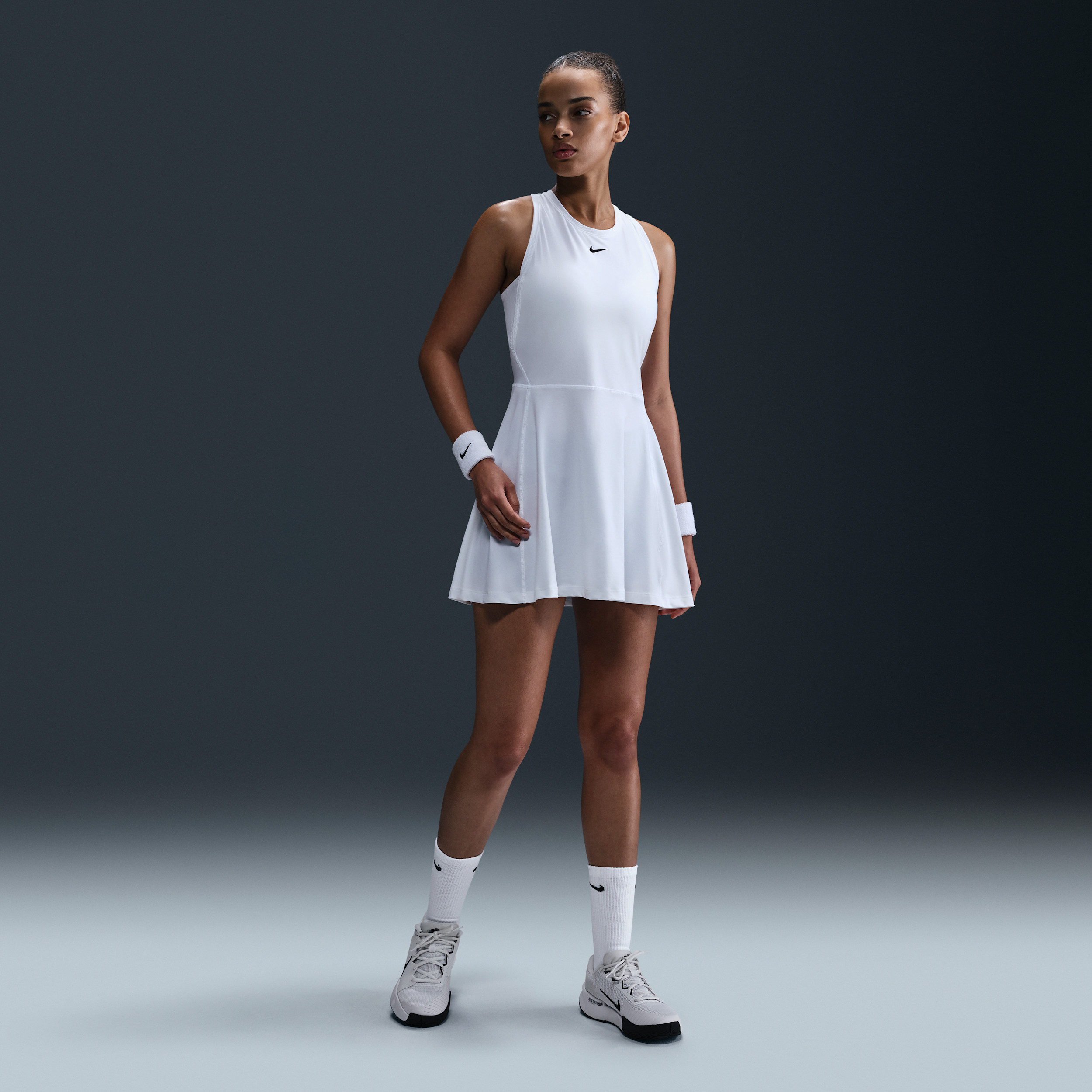 Nike Women's Victory Dri-FIT Tennis Dress in White | FQ1780-100 | Nike (US)