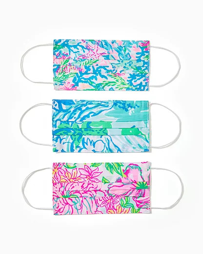 Lilly Pulitzer Adult Face Mask- Assorted 3 Pack | Lilly Pulitzer