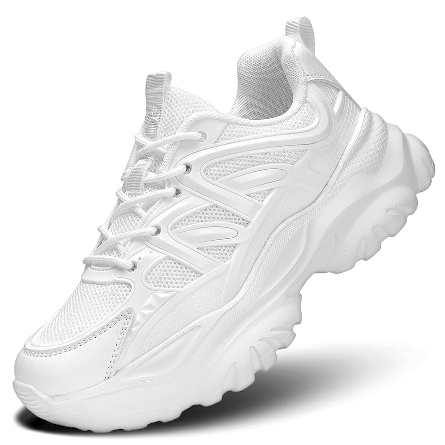 Women's Road Running Shoes Non Slip Ladies Walking Fashion Athletic Sneakers Work Gym Comfort Lig... | Amazon (US)