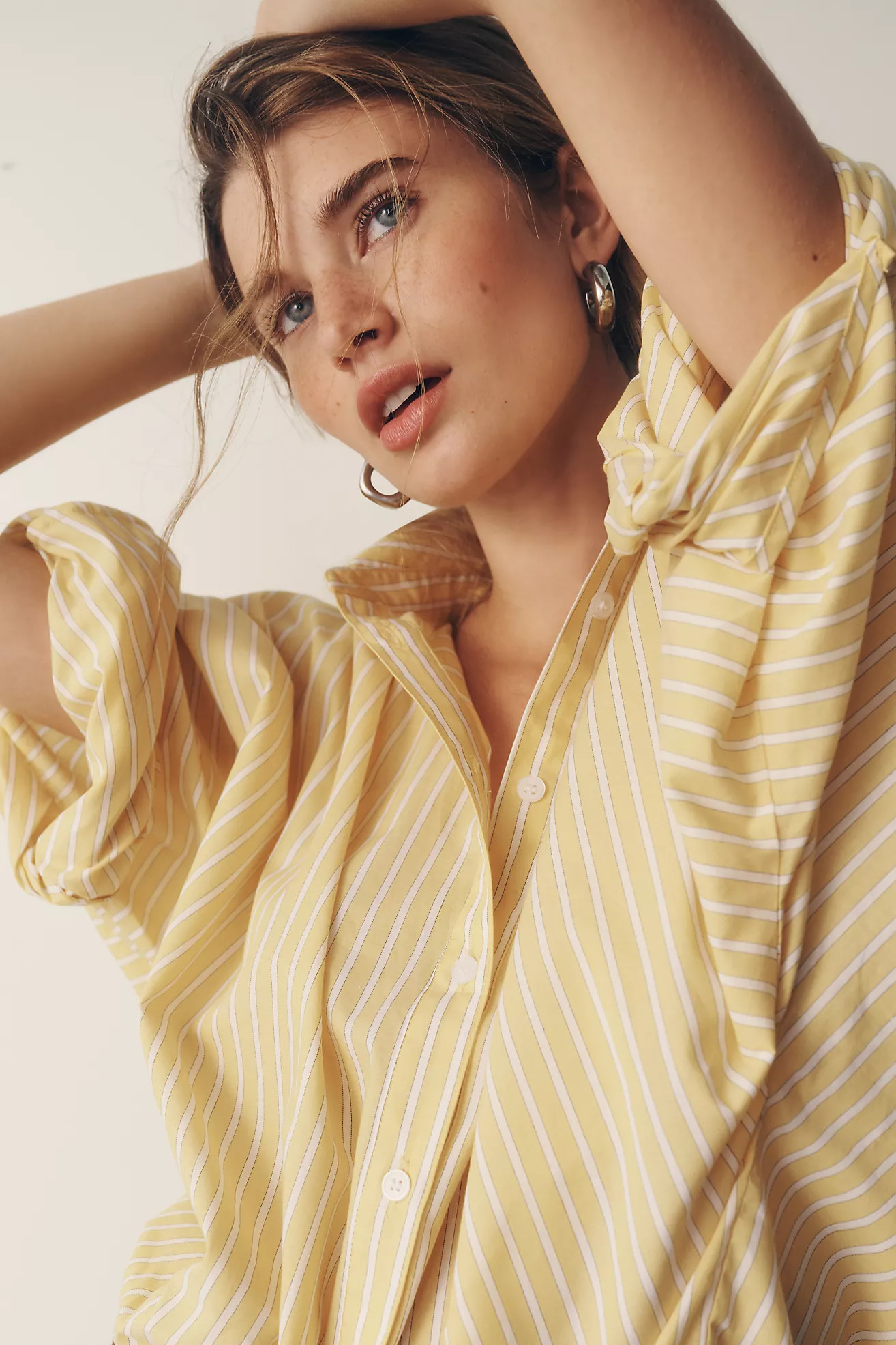 Sunday in Brooklyn Cotton Batwing Buttondown Shirt | Anthropologie (US)