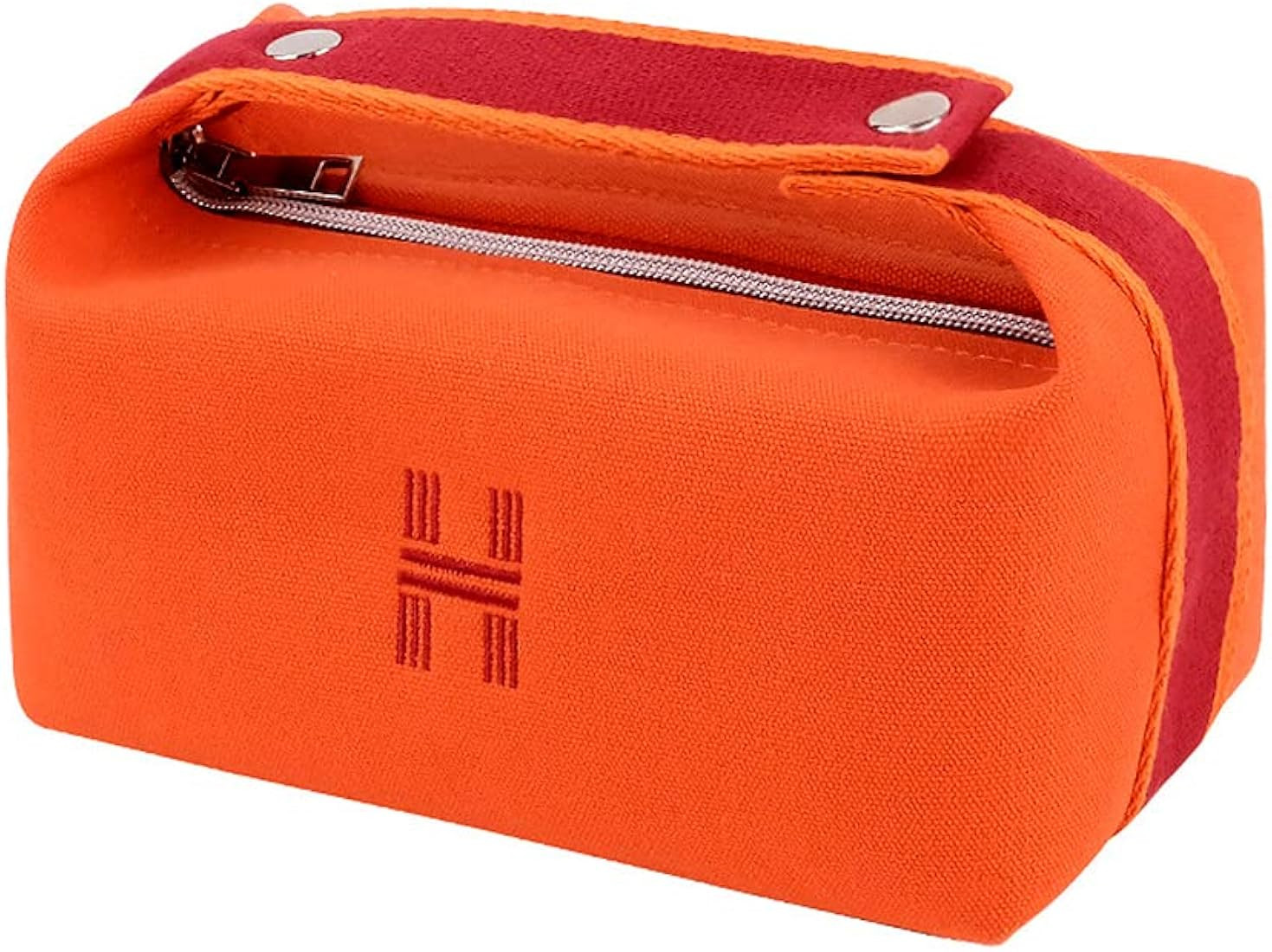 TOPASION Fashion Portable Canvas Makeup Bag, Cosmetic Bag Organizer, Travel Toiletry Bag for Wome... | Amazon (US)