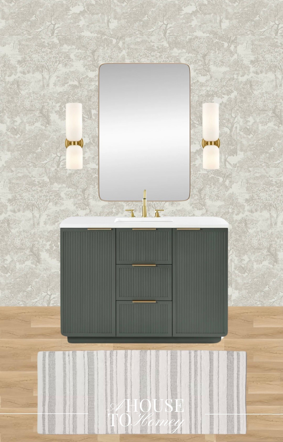 Home refresh bathroom inspo!!

Home refresh
Bathroom inspo
Bathroom
Bathroom inspiration 
Bathroom vanity
Bathroom mirror
Gold bathroom mirror
Bathroom lighting
Bathroom sconces
Bathroom wallpaper
Wallpaper
Bathroom rug

#LTKSaleAlert #LTKHome