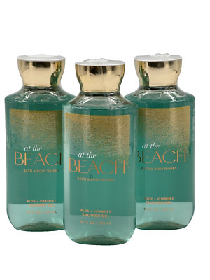 Bath & Body Works LOT of 3  At The Beach Shower Gel Bottles Body Wash 10 oz 3PK  | eBay | eBay US