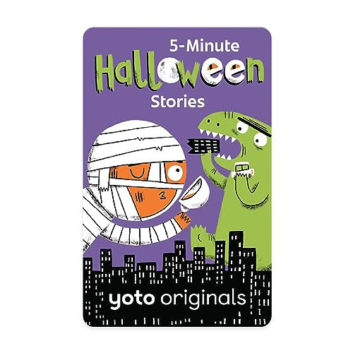 Yoto 5-Minute Halloween Stories – Kids Audio Card for Use with Yoto Player & Mini All-in-1 Audio Player, Screen-Free Listening with Fun Spooky Stories for Playtime, Bedtime & Travel, Ages 5+ | Amazon (US)