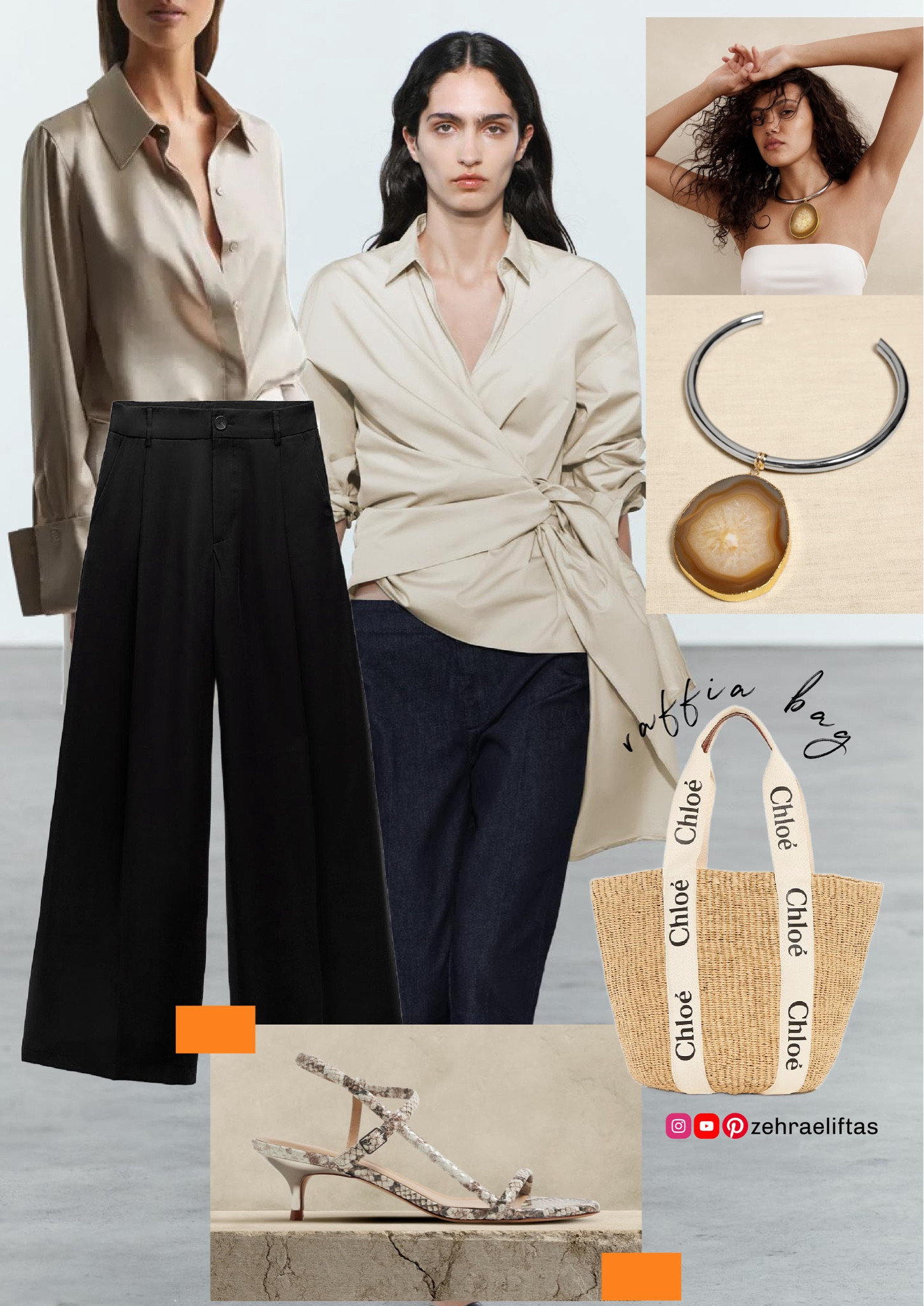 Shop the look for a chic & easy summer style! For office & day 🫶🏼 #shopthelook #summerstyle # ZETFavorites 

#LTKShoeCrush #LTKItBag #LTKStyleTip